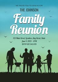 Get the gang together for the first time in a long time with reunion invitations from evite. Online Family Reunion Night Party Invitation Template Fotor Design Maker