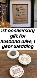 For example if it's your 5th wedding. 1st Anniversary Gift For Husband Wife 1 Year Wedding Anniversary Gifts 100 Cotton Burlap Week 5
