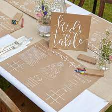 Bridal Wedding Featured Etsy Product Bride Bows Wedding With Kids Kids Wedding Activities Kids Table Wedding