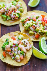 This shrimp ceviche is made with limes, lemon, red onion, cucumber, chile peppers, cilantro, and avocado for a fresh, healthy, and delicious shrimp ceviche recipe. Ceviche Recipe Natashaskitchen Com