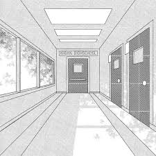 My Attempt At Manga Background Background Drawing Comic Book Background Manga School