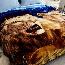 88 x 88, kess inhouse. Heavy Korean Mink Plush Fleece Blanket Queen Lion Walmart Com Walmart Com