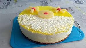 Mon Bavarois Mousse Ananas Noix De Coco Recette Mousse Ananas Gateau Lait De Coco Ananas