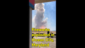 A fireworks display in the us state of maryland had to be cancelled ahead of a fourth of july celebration after dozens accidentally exploded. Ntwhphhbcioj4m