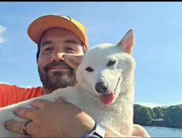 Lost dog found in north woods