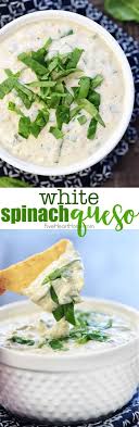 White Spinach Queso A Creamy Addictive Effortless Dip Made With Four Simple Ingredients Cream Cheese Monterey Jack Salsa In 2020 Food Real Food Recipes Recipes