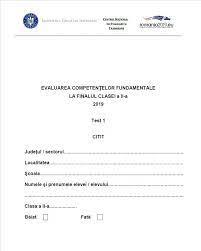 Consulta baremul de evaluare si de notare pentru modelele noi de subiecte la matematica. Evaluarea Nationala 2019 Subiectele De La Clasa A Ii A Romana Citit Publicate De Ministerul Educatiei
