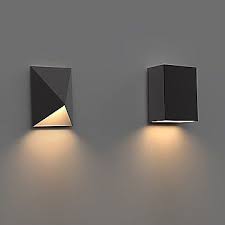 Sonneman Lighting Triform Compact Outdoor Led Wall Sconce Ylighting Com Led Wall Sconce Concrete Lamp Stone Wall Interior Design