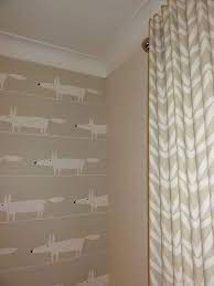 Mr Fox Wallpaper With Contrasting Fabric From Scion Fitted To Our Customers Lovely Home Baby Room Decor Home Living Room Wallpaper Bedroom