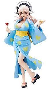 Axanael Soniani Super Sonico The Animation Sonico 1 8 Yukata Ver Freeing Yukata Anime Figures Animation