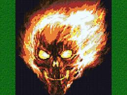Find free perler bead patterns / bead sprites on kandipatterns.com, or create your own using our free pattern maker! Minecraft Flaming Skull Painting Painting Inspired