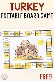 Maybe you would like to learn more about one of these? Editable Turkey Board Game For Thanksgiving