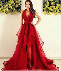 Custom Special Occasion Evening Gowns And Formal Dresses By Darius Red Evening Dress Red Formal Dresses Asymmetrical Prom Dress