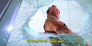 The action legend turned 66 on march 19, 2021, and to celebrate we take a look back on his best and biggest roles in hollywood. Plaza John Mcclane Saignement Gif On Gifer By Nuagamand