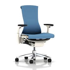Herman Miller Embody Chair Blue Moon Balance With White Frame And Aluminum Base Embody Chair Chair Office Chair