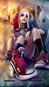 There's two different pickaxes part of the set too. Harley Quinn Wallpapers On Wallpaperdog