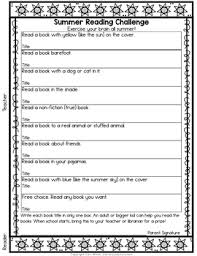 Give your child a boost using our free, printable 1st grade reading worksheets. Summer Reading Challenge For First Grade With Book List Tpt