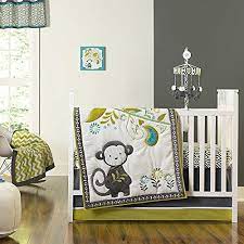 Safari Monkey 4 Piece Baby Crib Bedding Set By Jonathan Adler Mattress News