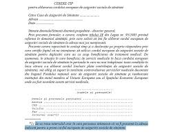 Cerere Tip Pentru Obtinerea Cardului European De Asigurari De Sanatate Radio Deea
