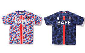 Bape s'associe au paris saint germain pour fêter les 1 an de la marque, hier y2tv etait present à la tete dans les nuages pour. Every Item And Pricelist Of The Bape X Psg
