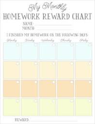 Homework Reward Charts Free Printables Live Craft Eat