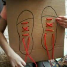 Shoe Laces Activity Fun Learning Crafts For Kids Tie Shoes