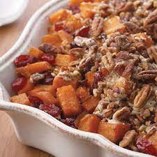 Cinnamon Pecan Roasted Sweet Potato Recipe Recipe Roasted Sweet Potatoes Recipes Thanksgiving Recipes