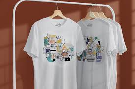 T Shirt Mock Up On Hanger In 2020 Tshirt Mockup Business Cards Creative Templates Shirts