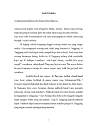 Hanya satu orang yang tidak suka. Cerita Bahasa Melayu Sitanggang Anak Derhaka Doc