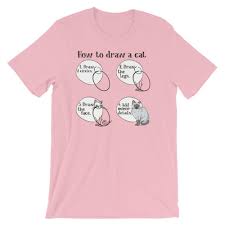 Share this lesson with your friends and subscribe to us in social media. How To Draw A Cat T Shirt Cats On Catnip