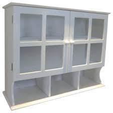 Wall mounted display cabinets with glass doors 3d max file; Wall Mounted Cabinet White Mdf With 2 Glass Doors And 1 Adjustable Shelf Traditional Storage Cabinets By Decor Love Houzz Uk
