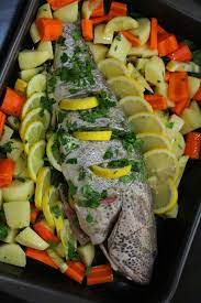 Roast Hamour Fish Fish Recipes Food Cooking Recipes