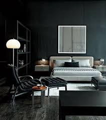 The Refined Man Cave See 25 Elegant Rooms For The Modern Day Gentleman Bedroom Interior Masculine Interior Design Monochromatic Room