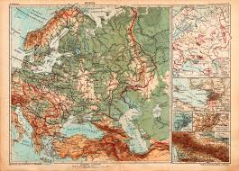 Европейская россия), is the western and historical portion of russia in europe. European Russia Physical Map C 1914 2000x1430 Mapporn