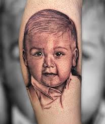 Portrait tattoo done yesterday! @lowlocktattoo #ronmeyerstattoos #eternalink