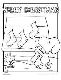 You'll find over 40 christmas coloring pages here that include images of the north pole, shepherds, reindeer, wreaths, elves, snowmen, gingerbread cookies, candy canes, and a ton of others. Snoopy Woodstock Christmas Coloring Page Coloring Pages Blog Difficulty