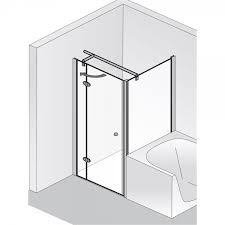 Hsk Duschkabine Premium 600075 630075 Drehtur Mit Verkurzter Seitenwand