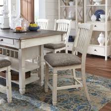 Shop for bolanburg antique white rectangular dining room table starting at 499.99 at our furniture store located at 7008 route 130, delran, nj 08075 Bolanburg 7pc Rectangular Counterheight Dining Set In White Oak By Dining Rooms Outlet