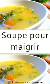 Soupe Pour Maigrir Soupe Pour Maigrir Repas Pour Maigrir Recettes De Cuisine