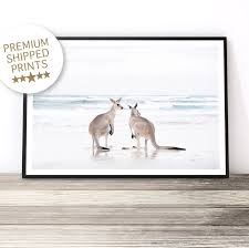 Black And White Animal Prints Australia Kangaroo Print Australian Art Australian Animal Print Beach Etsy In 2020 Australian Art Unique Art Prints Kangaroo Art