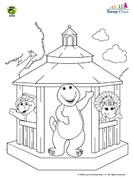 Is Barney Bj And Baby Bop Dad Barney With Baby Bop And Bj Coloring Page