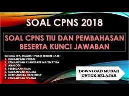 Contoh Soal Cpns 2018 Soal Cpns Tiu Tpa Dan Pembahasan Beserta Kunci Jawaban Soal Cpns 2018 Qwerty