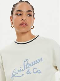 Levi's® Felpa Heritage 0002L-0001 Écru Regular Fit