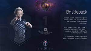 Og are far from the squad that challenged and won ti, but how far are they? Og On Twitter Did You Know When Bristleback Was Picked For Topsondota During Our First Game Against Newbeecn It Was The First Time He Ever Played The Hero In A Professional Game