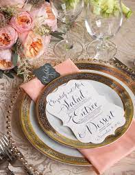 Modwedding 20 impressive wedding table setting ideas. Pink And Gold Wedding Table Settings