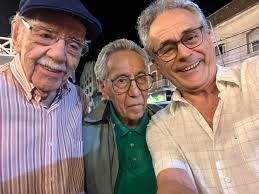 Con Ramon Navarro y Héctor David Gatica en la incomparable noche riojana a  las 00.15 del nuevo día. Hector David Gatica