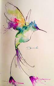 23 Ideas Tattoo Watercolor Hummingbird Birds For 2019 Watercolor Hummingbird Hummingbird Tattoo Watercolor Hummingbird Tattoo