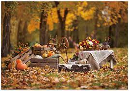 Harmony of quiet rural life and soothing music will help you attain sweet serenity! Amazon Com Allenjoy Autumn Scenery Backdrop Thanksgiving Harvest Golden Fall Maple Leaves Background For Kids Children Portrait Artist Birthday Party Bridal Shower Decor Banner 7x5ft Photoshoot Booth Props Electronics