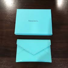 May be engraved or monogrammed, unused. Tiffany Co Accessories Tiffany Co Patent Leather Business Card Case Poshmark