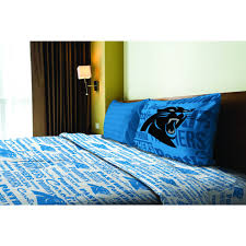 This is one of the nicest comforter sets available. Nfl 820 Panthers Anthem Twin Sheet Set Overstock 12111956